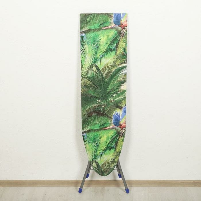 Доска гладильная Nika «Белль», 106,5×29 см, два положения высоты 70, 80 см, рисунок микс - фотография № 8
