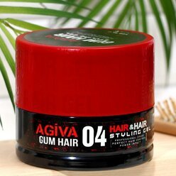 Agiva Гель для укладки волос AGIVA Hair Gel 04 Gum, гибкий, эластичный, 700 мл