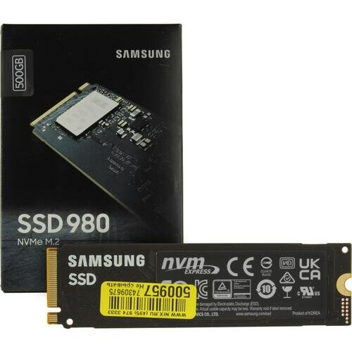 Твердотельный накопитель Samsung 980 PRO 500 ГБ M.2 MZ-V8V500BW