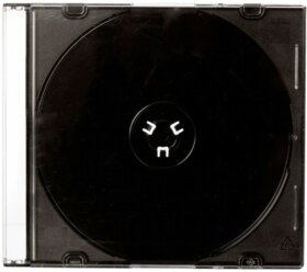 Коробка на 1 CD slim тонкая слим - чёрная