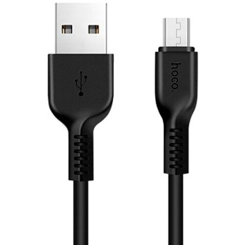 Кабель USB2.0 Am-microB Hoco X20 Black, черный - 2 метра