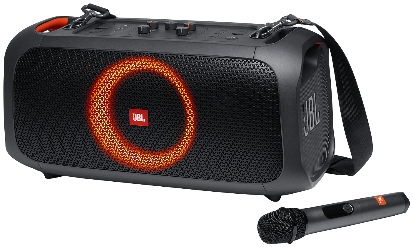 Акустическая система JBL PartyBox On-The-Go, 100 Вт, черный