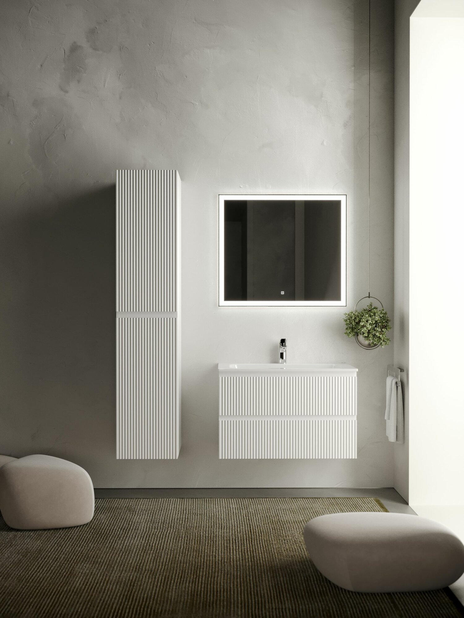 Тумба под раковину Sancos Snob R 80 SNR80W bianco - фото №2