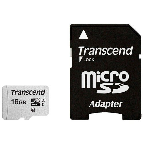 Transcend Micro SecureDigital 16Gb TS16GUSD300S-A