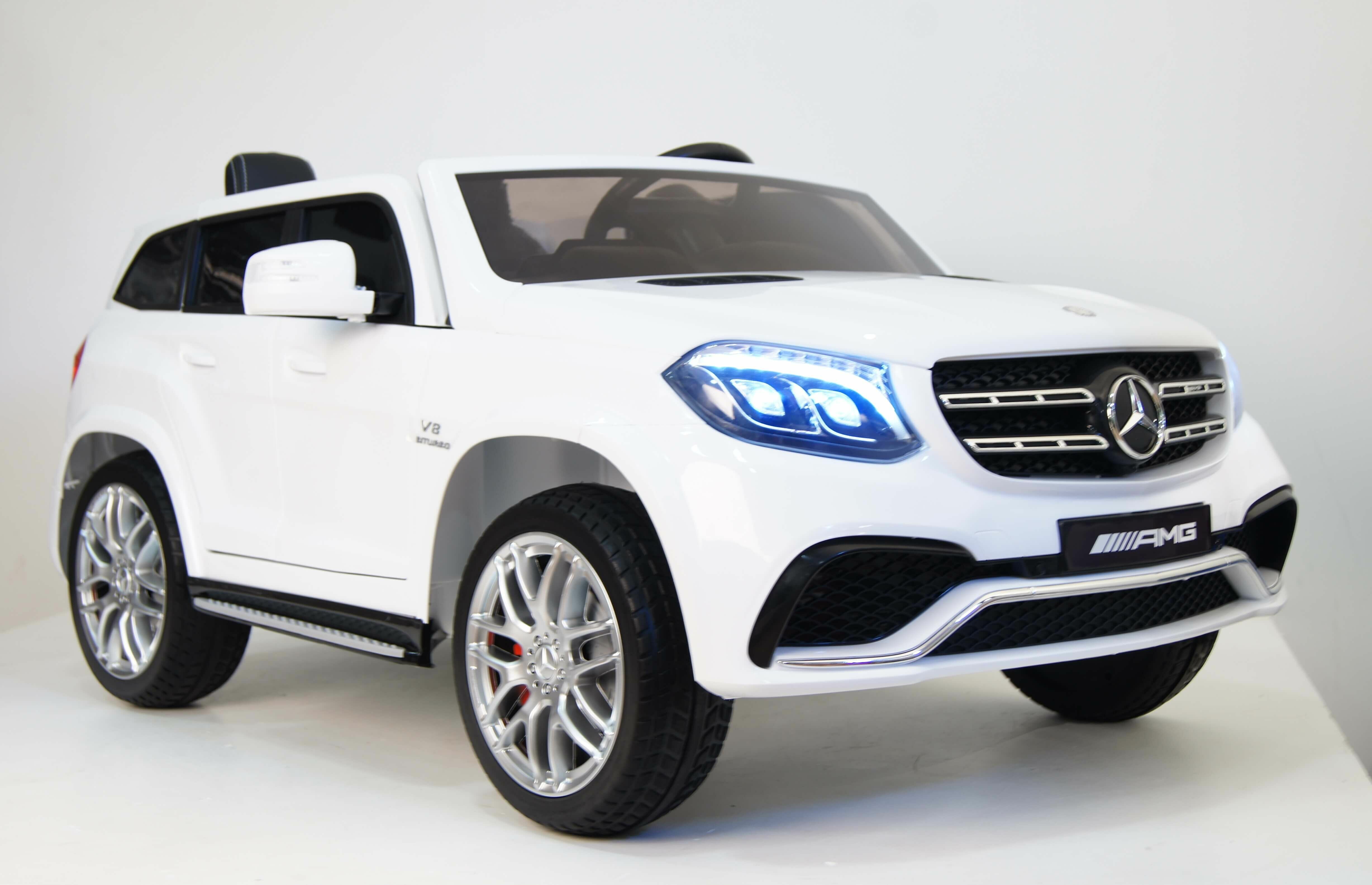 Электромобиль RiverToys MERCEDES-BENZ GLS63 4WD Белый