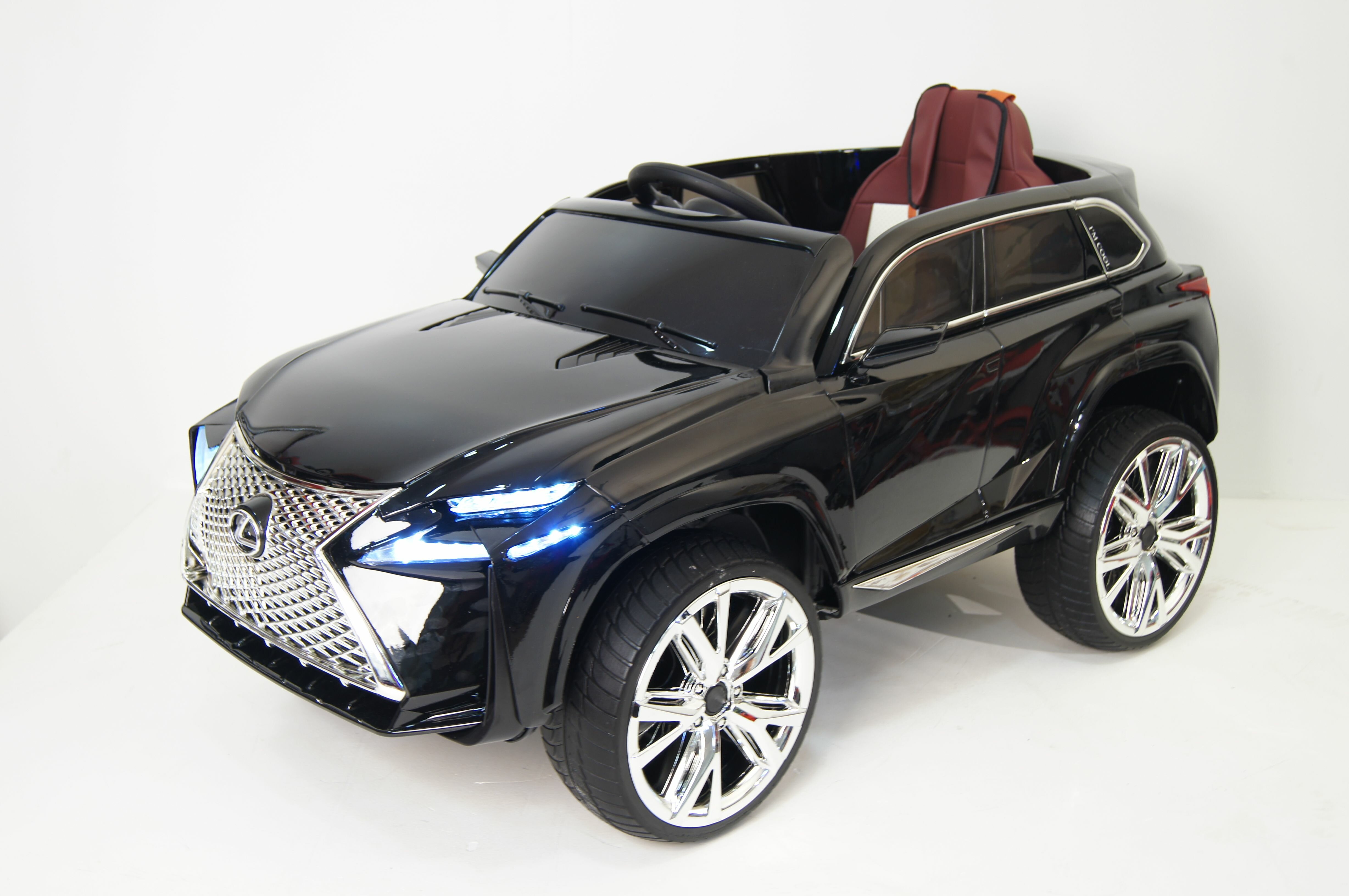 Электромобиль RiverToys LEXUS E111KX Черный глянец