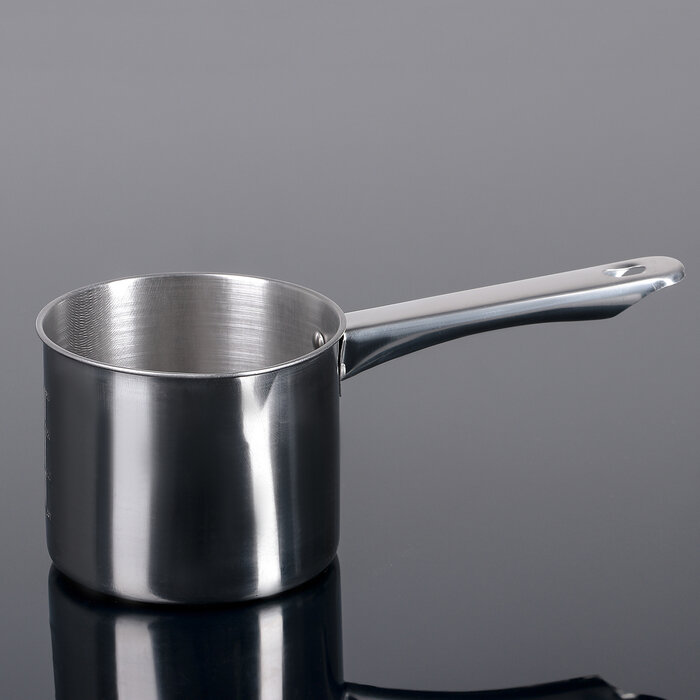 фото Ковш «Базис», 950 мл, d=14 см, с мерной шкалой, металлическая ручка