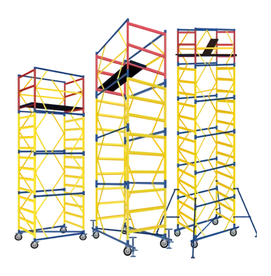 Вышка-тура строительная ВСП 250-0.7x1.6 передвижная базовый блок + 2 секции (39 м)