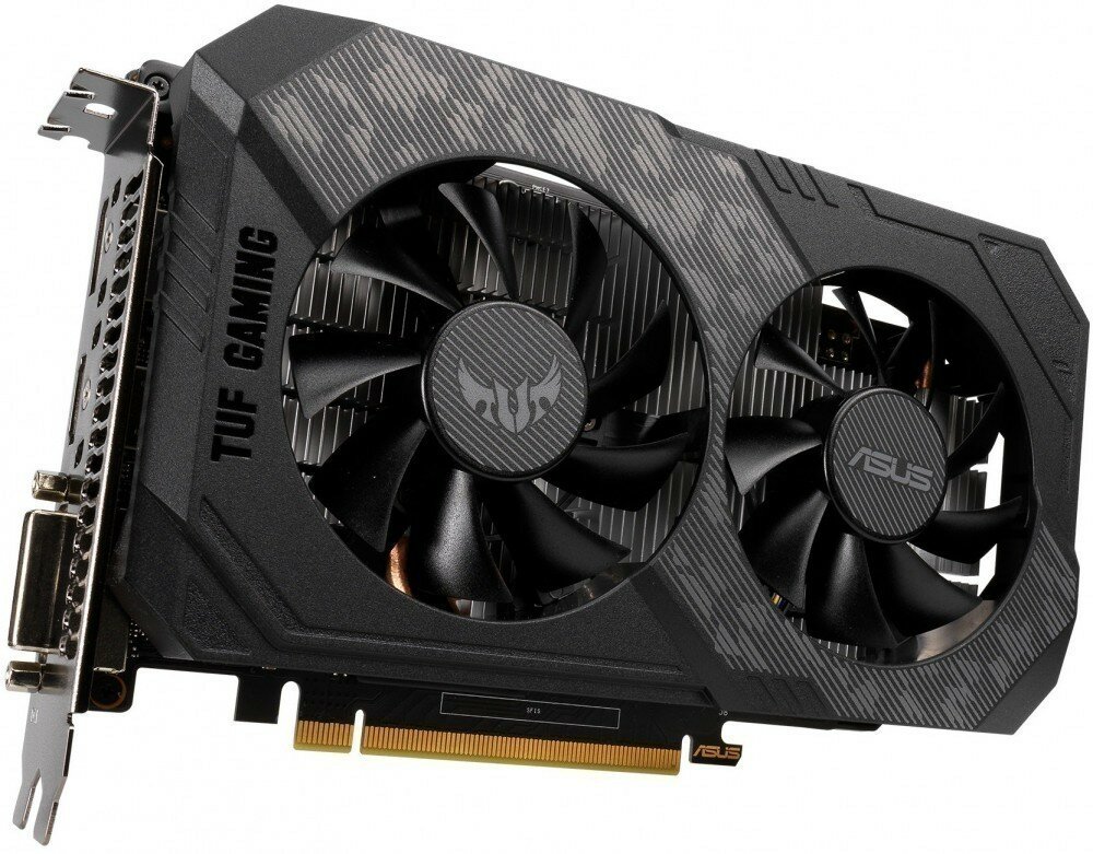 Видеокарта Asus PCI-E TUF-GTX1650-O4GD6-P-GAMING NVIDIA GeForce GTX 1650 4096Mb 128 GDDR6 1410/6001 DVIx1/HDMIx1/DPx1/HDCP Ret