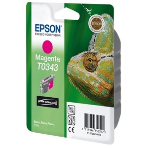 Epson Картридж Epson T0343 Magenta пурпурный C13T03434010