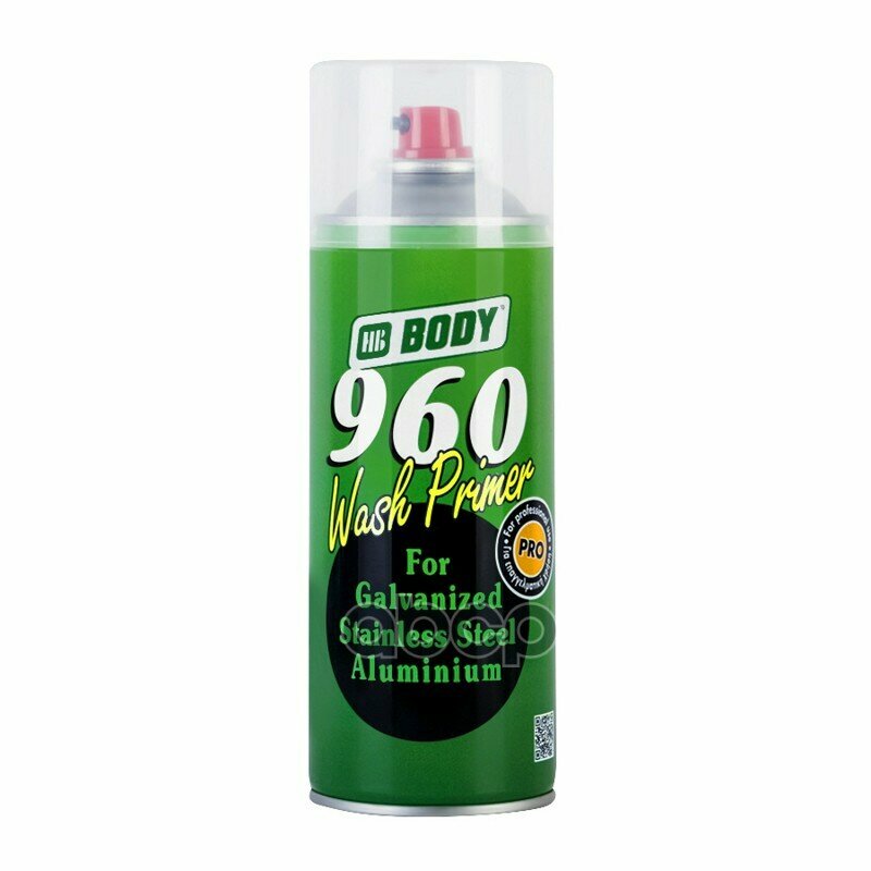 Грунт Кислотный 960 Wash Primer Аэрозоль 0.4Л Body HB BODY арт. 5100300050