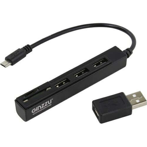 USB On-The-Go (USB OTG) картридер Ginzzu GR-513UB