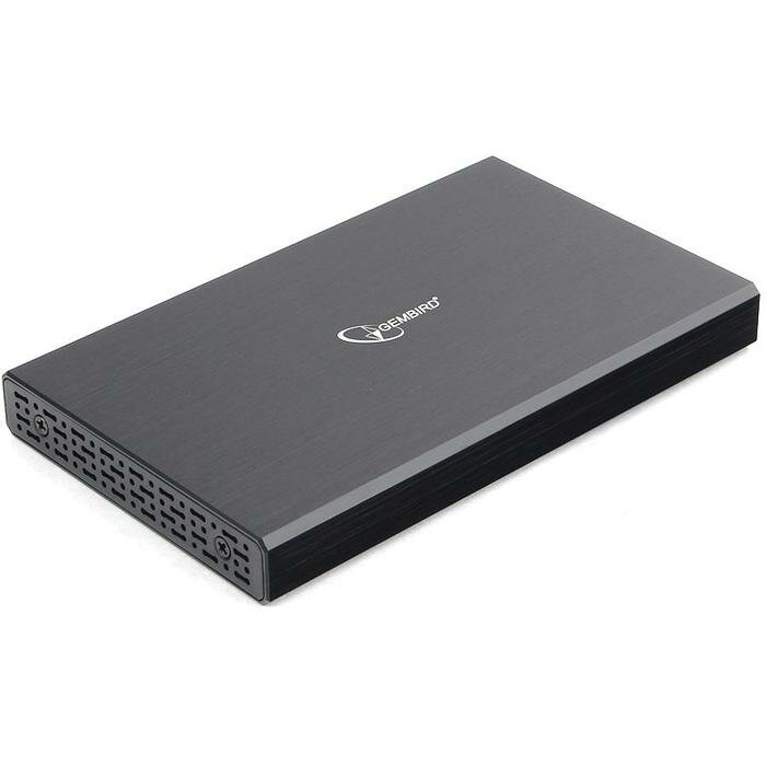 Корпус 2.5" Gembird EE2-U3S-55, SATA-USB3.0 Black алюминий