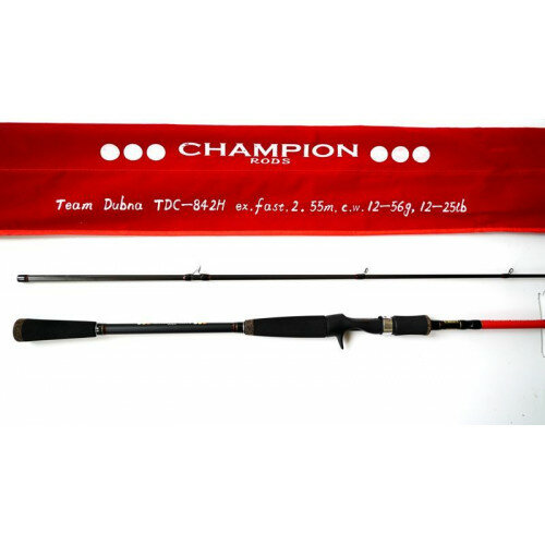 Кастинговое удилище Champion rods Team Dubna Generation II TDC2-802M тест 7-28 г длина 244 cm
