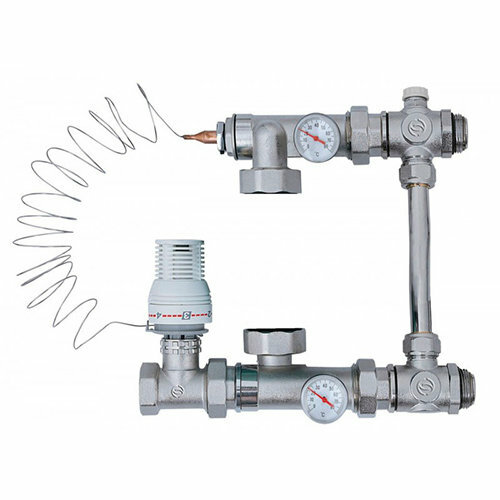 Насосно-смесительный узел для теплого пола, без насоса JH1032 Tim