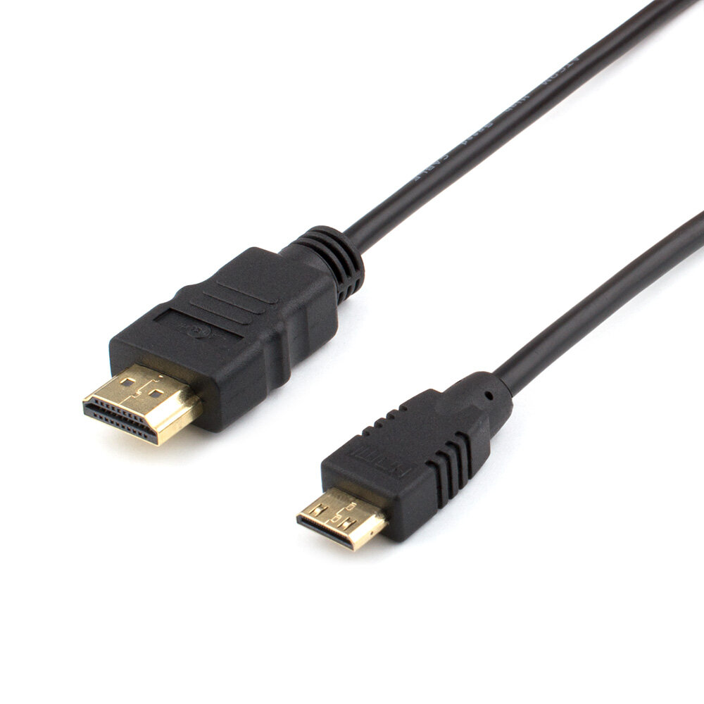 Кабель HDMI A/C 5 m (HDMI - miniHDMI, 2 феррита, блистер), AT6155