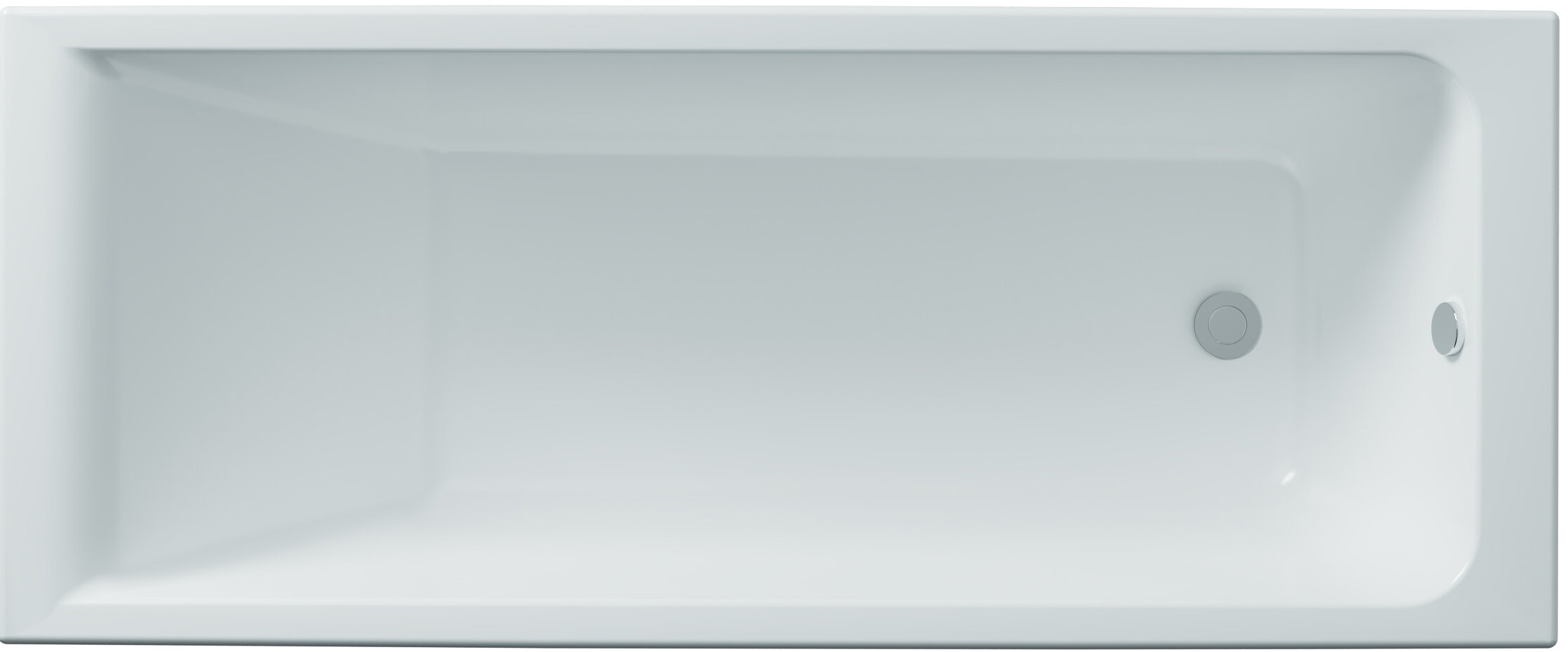 Акриловая ванна DIWO Переславль 150x70 прямоугольная, белая, российская, пристенная, с ножками