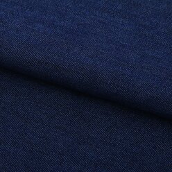 Ткань для пэчворка мягкая джинса тёмно?синяя, 47 х 50 см
