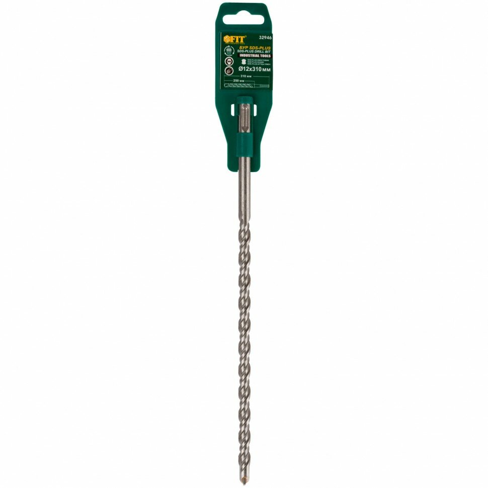фото Бур по бетону Fit 12х310 мм SDS-plus 32946