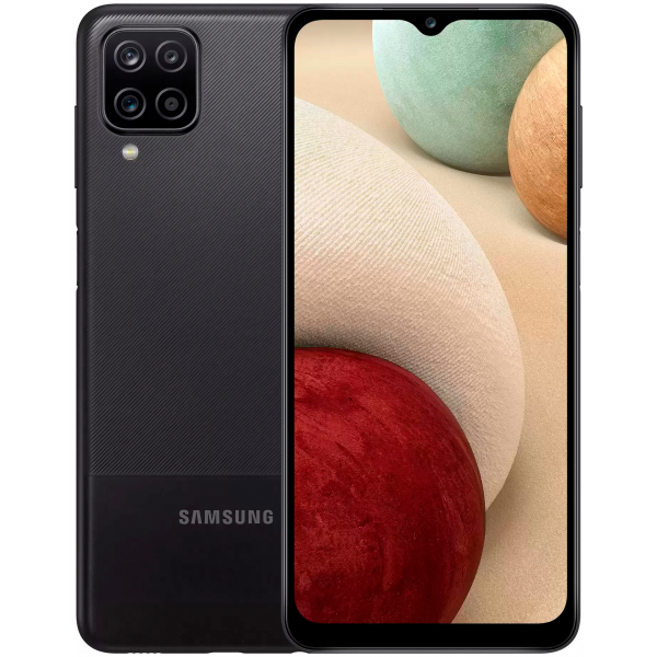 Смартфон Samsung Galaxy A12 6/128 ГБ, черный (для других стран)