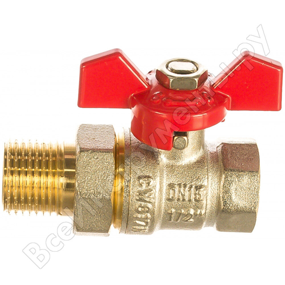 фото Terma Кран шаровой RED 1/2 с американка 26148