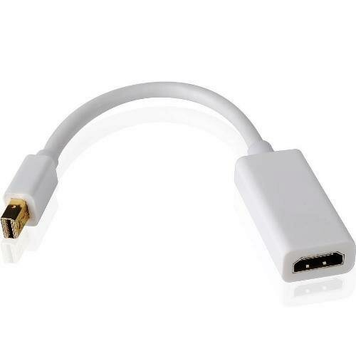 Видео адаптер mini DisplayPort на HDMI M-F AT1042 кабель 0.1 метра, белый