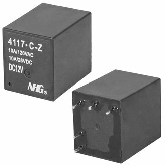 Электромагнитное реле 4117-C-Z-10A-12VDC-1.0 / FORWARD