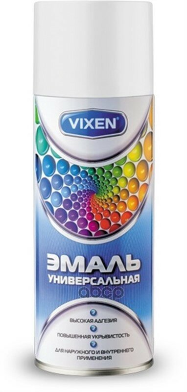 Эмаль Универсальная Vixen Ral, Белый (Ral 9003), Аэрозоль 520 Мл Vx-19003 Vixen арт. VX19003