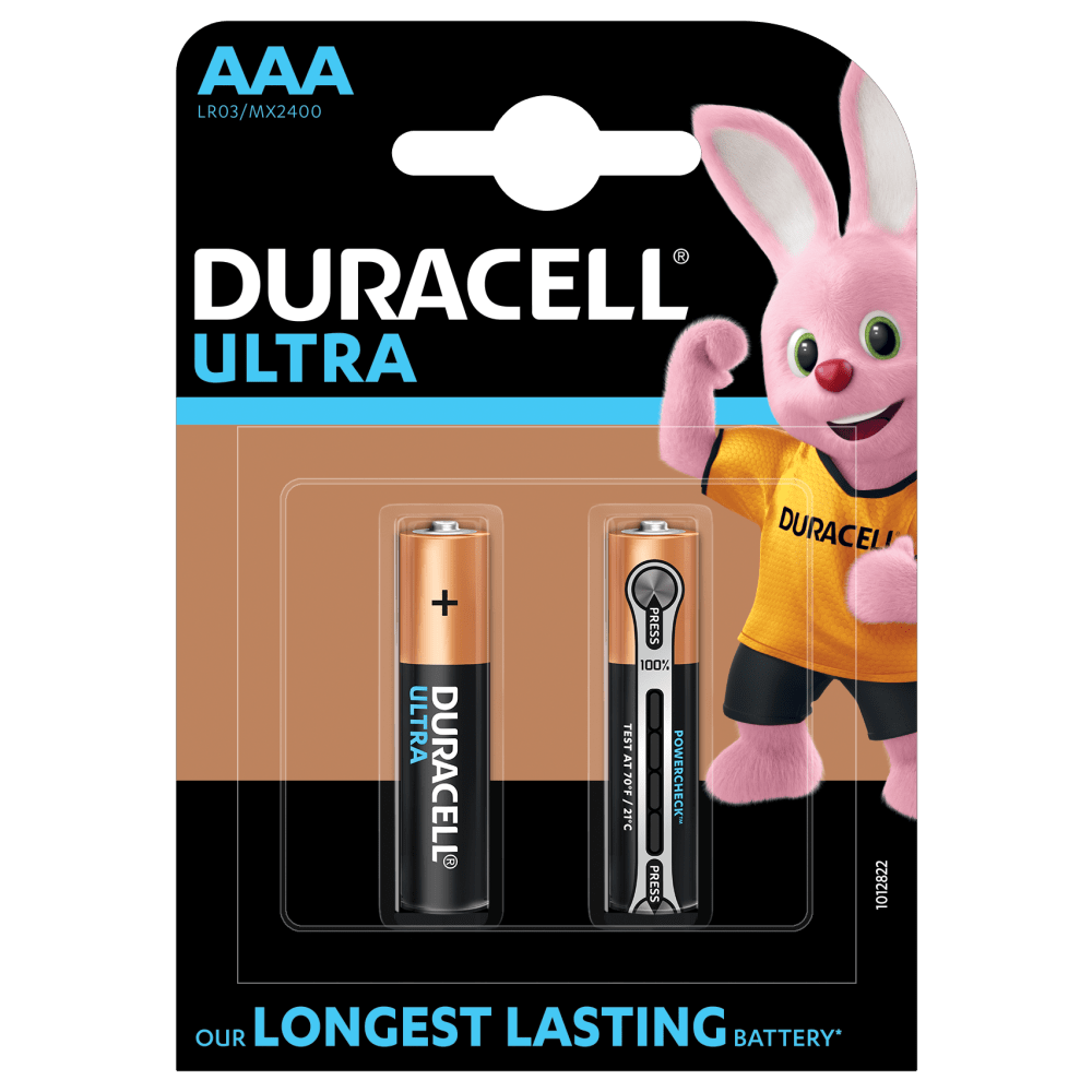 Батарейка тип AAA DURACELL LR03 ULTRA POWER уп 2 шт