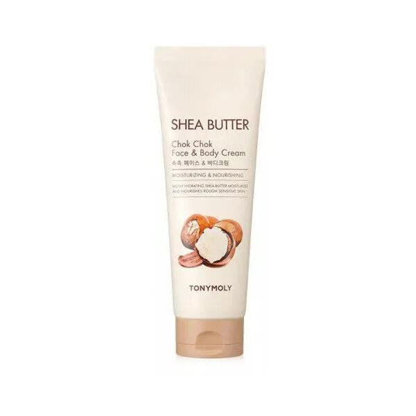 TONYMOLY Увлажняющий крем для лица и тела с маслом ши SHEA BUTTER Chok Chok Face & Body Cream, 250мл