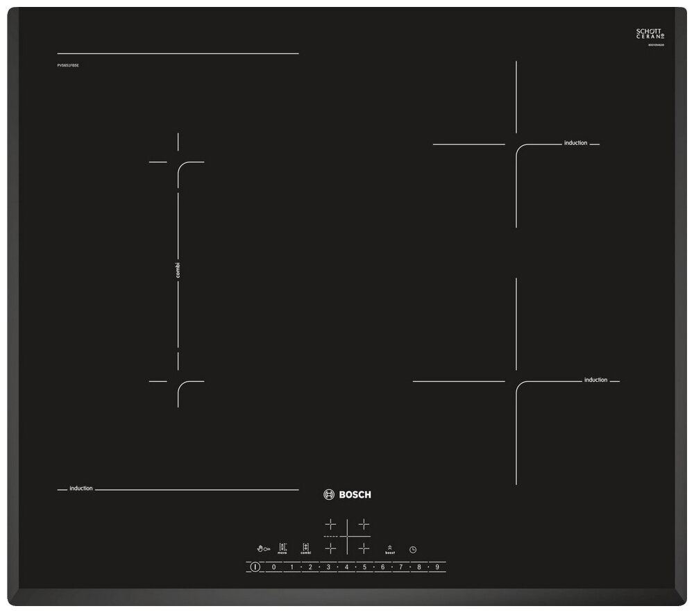 Встраиваемая индукционная варочная панель Bosch Serie|6 PVS651FB5E