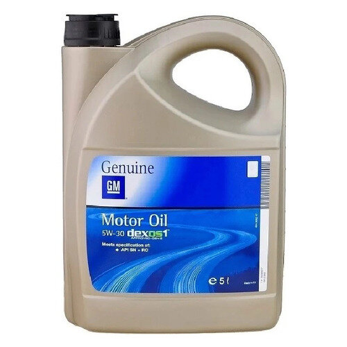 Моторное масло GM Dexos 1 Gen2, 5W-30, 5л, синтетическое [95599877]
