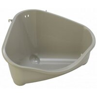 Moderna Туалет для грызунов pet's corner угловой большой, 49х33х26 см, теплый серый