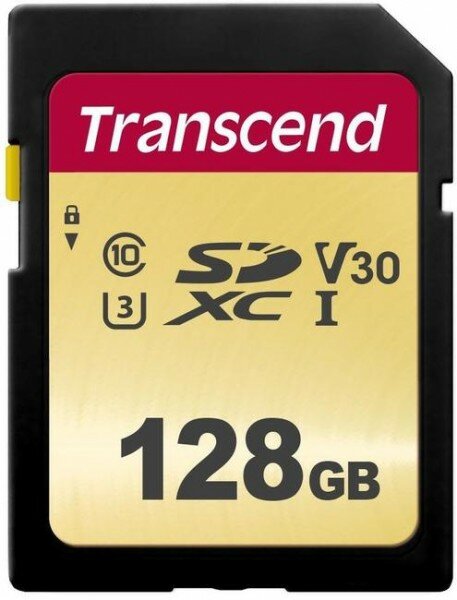 Карта памяти Transcend 128GB SDXC TS128GSDC500S