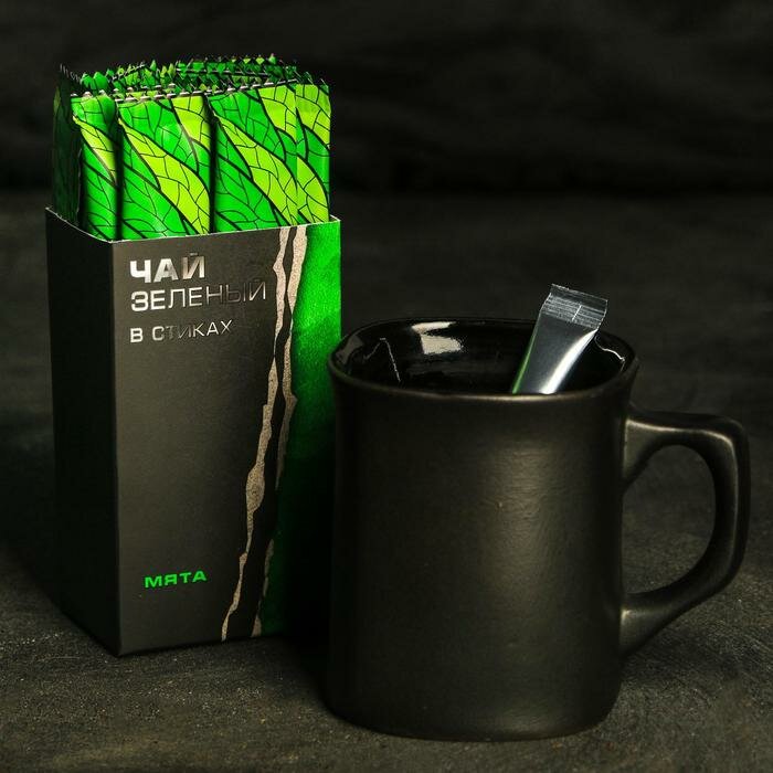 Чай зелёный в стиках MEN ONLY, с мятой, 2 г. х 15 шт. - фотография № 3