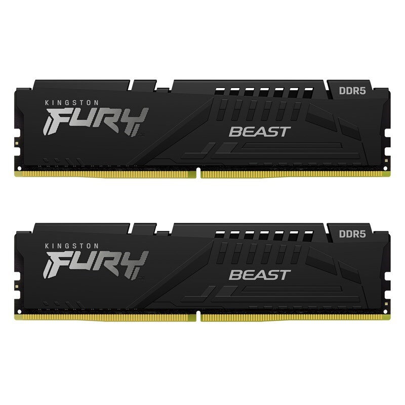 Оперативная память 32Gb DDR5 5600MHz Kingston Fury Beast (KF556C40BBK2-32) (2x16Gb KIT)