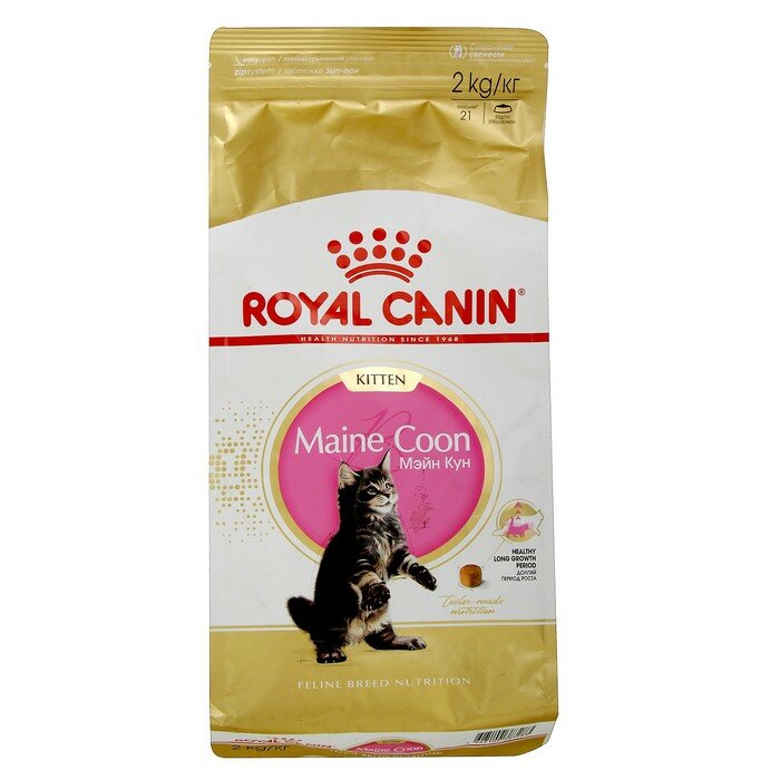 Royal Canin Сухой корм RC Kitten Maine Coon для котят крупных пород, 2 кг - фотография № 1