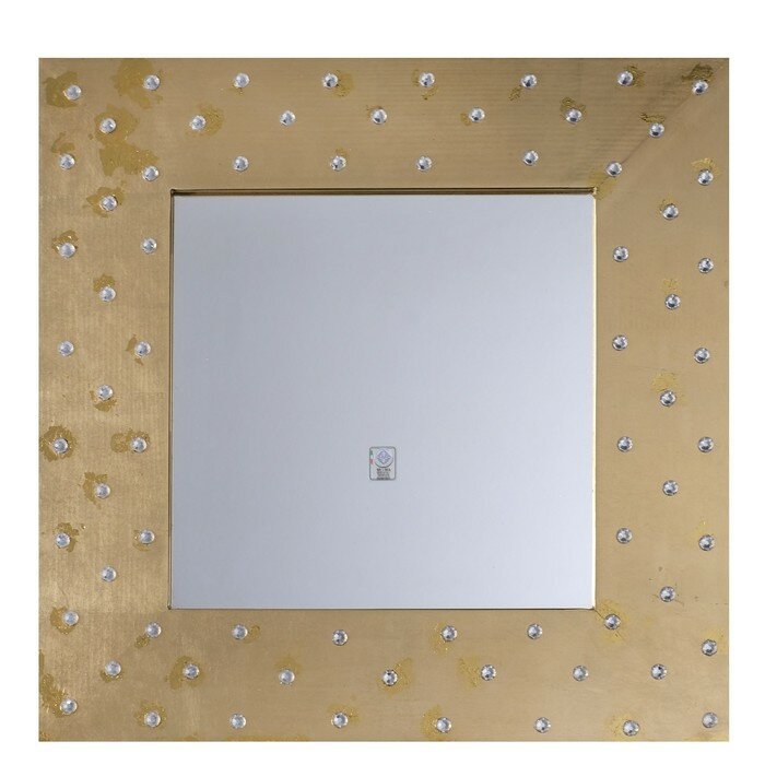 Зеркало "Чиэра", золото, 50 × 50 см - фотография № 3