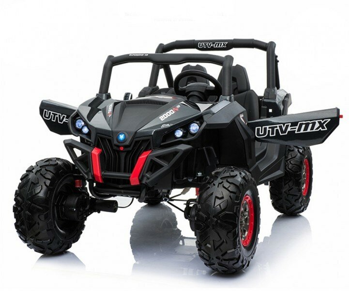 Электромобиль Toyland Buggy XMX603 4x4 (Черный глянец + Карбон / Без монитора)