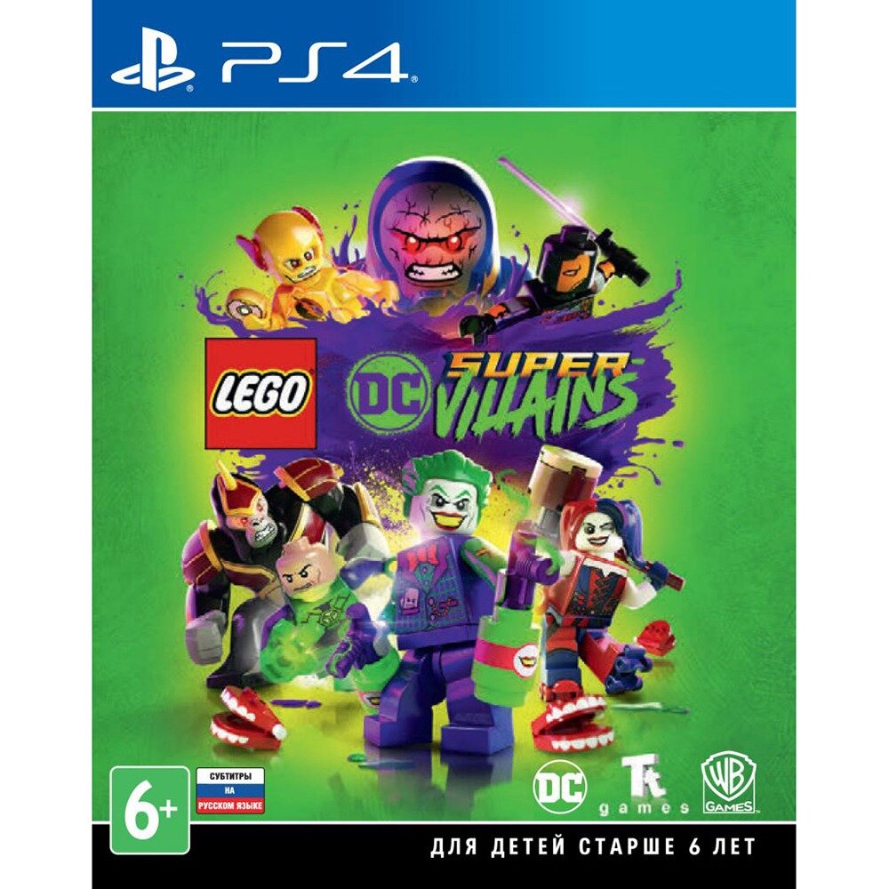 Игра для приставки Sony LEGO DC Super-Villains PS4, русские субтитры