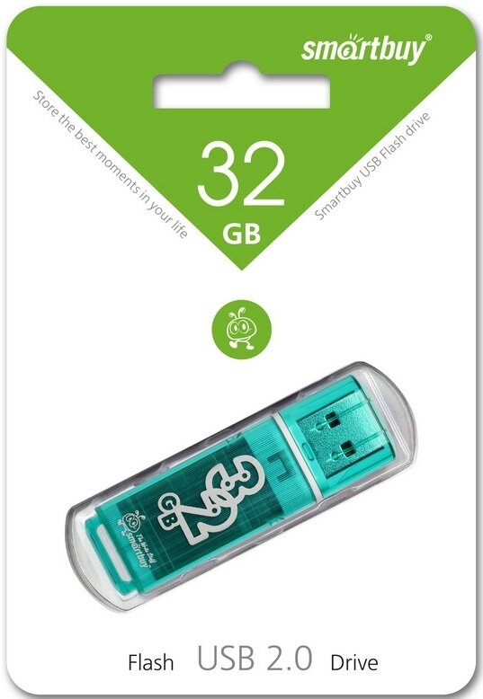 Smartbuy Glossy 32Gb (бирюзовый)