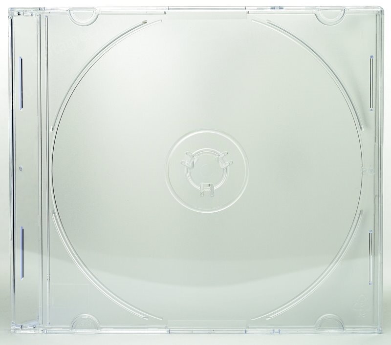 Коробка на 1 CD slim прозрачная