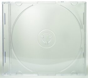 Коробка на 1 CD slim, прозрачная