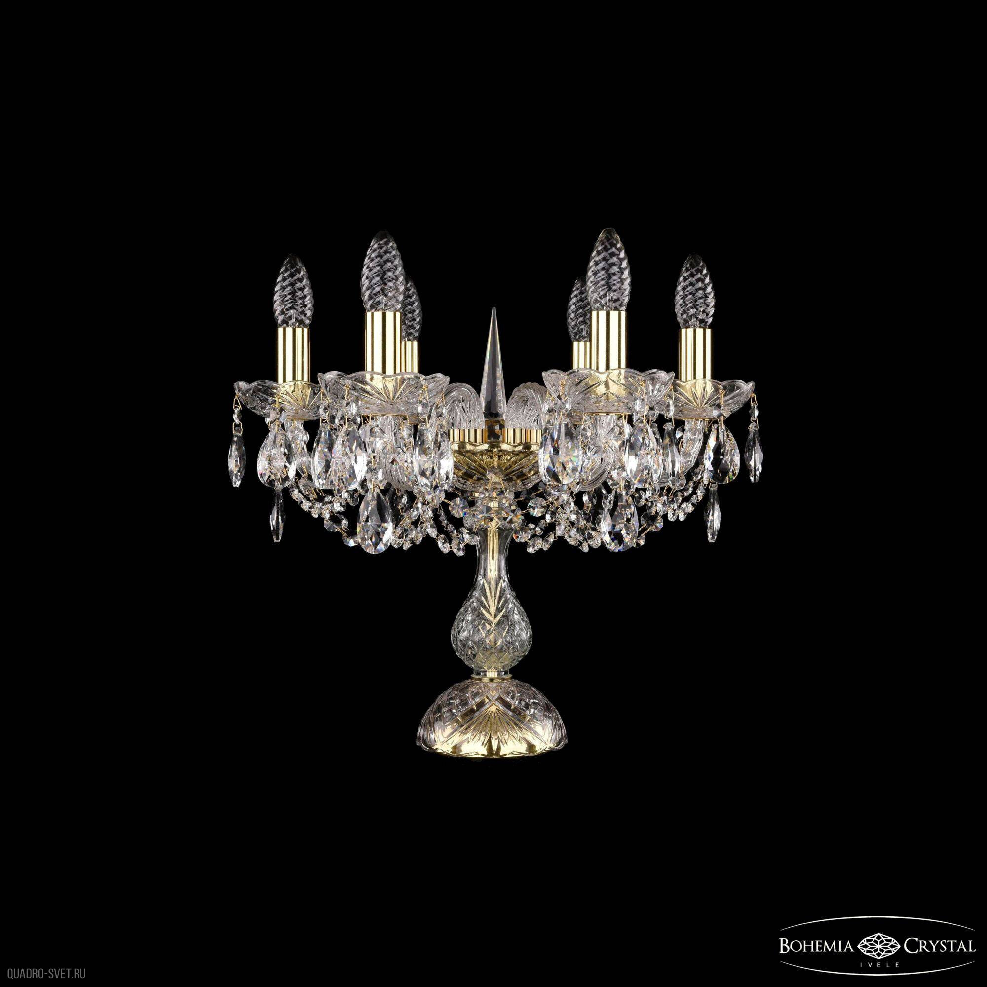 Настольная лампа Bohemia IVELE Crystal 1402L/6/141-39 G