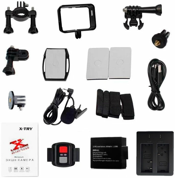 Цифровая камера X-TRY XTC393 EMR REAL 4K WiFi BATTERY — фото 5