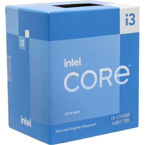 Процессор Intel Процессор Intel Core i3 13100F BOX