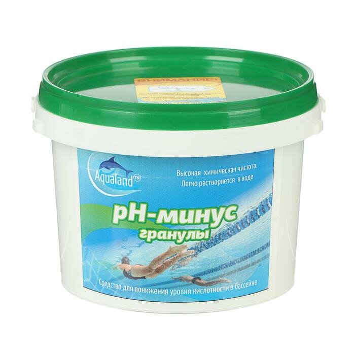 Регулятор pН-минус Aqualand гранулы 1 кг