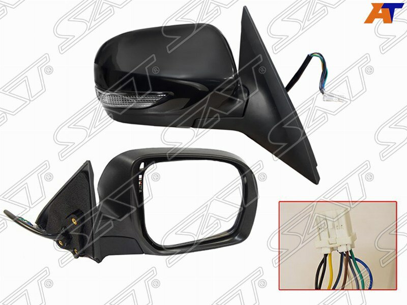 фото Зеркало правое для Субару Форестер SH 2007-2013 год выпуска (Subaru Forester SH) SAT ST-SB67-940-B1