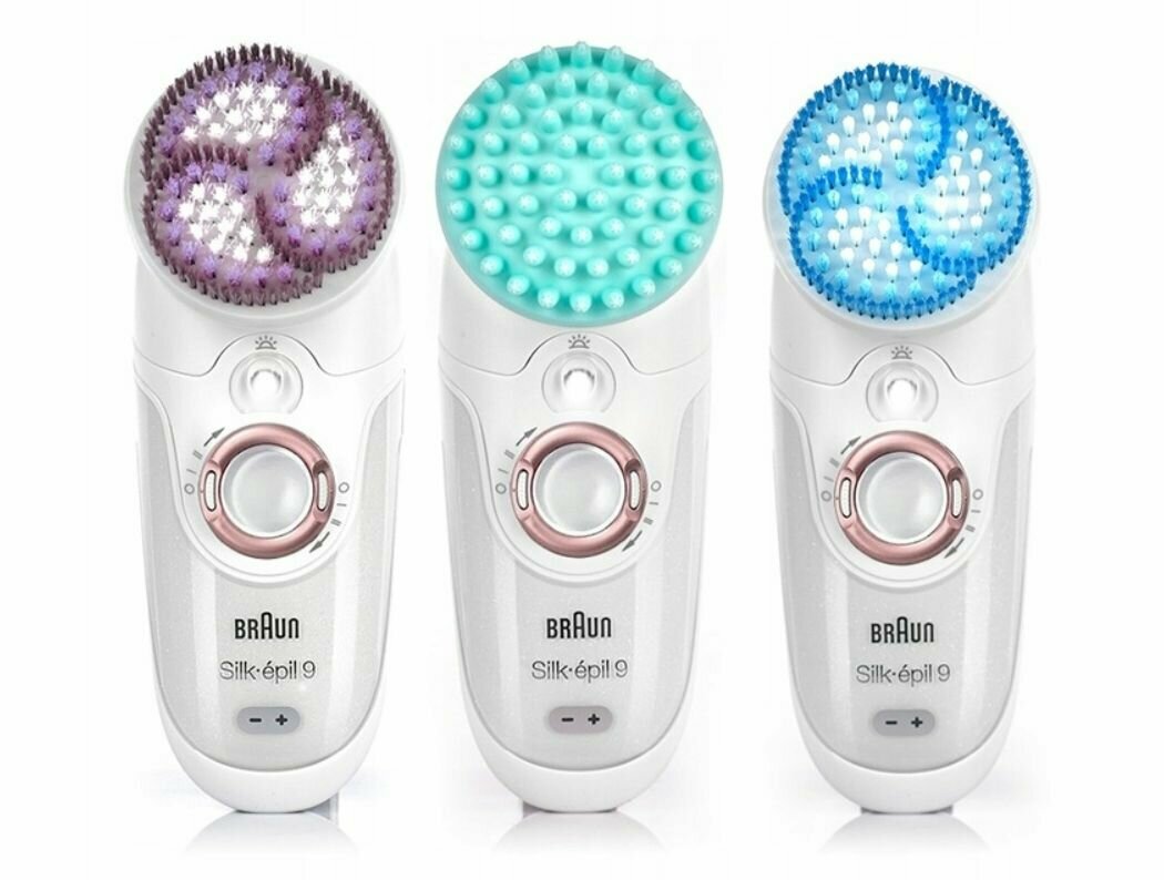 Эпилятор женский Braun Silk-epil 9 SensoSmart Extreme-Spa + косметичка - фотография № 8