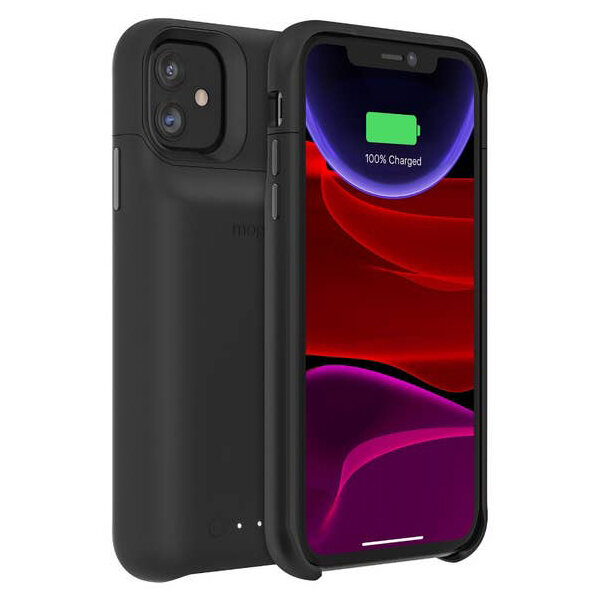 Mophie Чехол АКБ Mophie Juice Pack 2000mAh Black для iPhone 11 черный 401004415